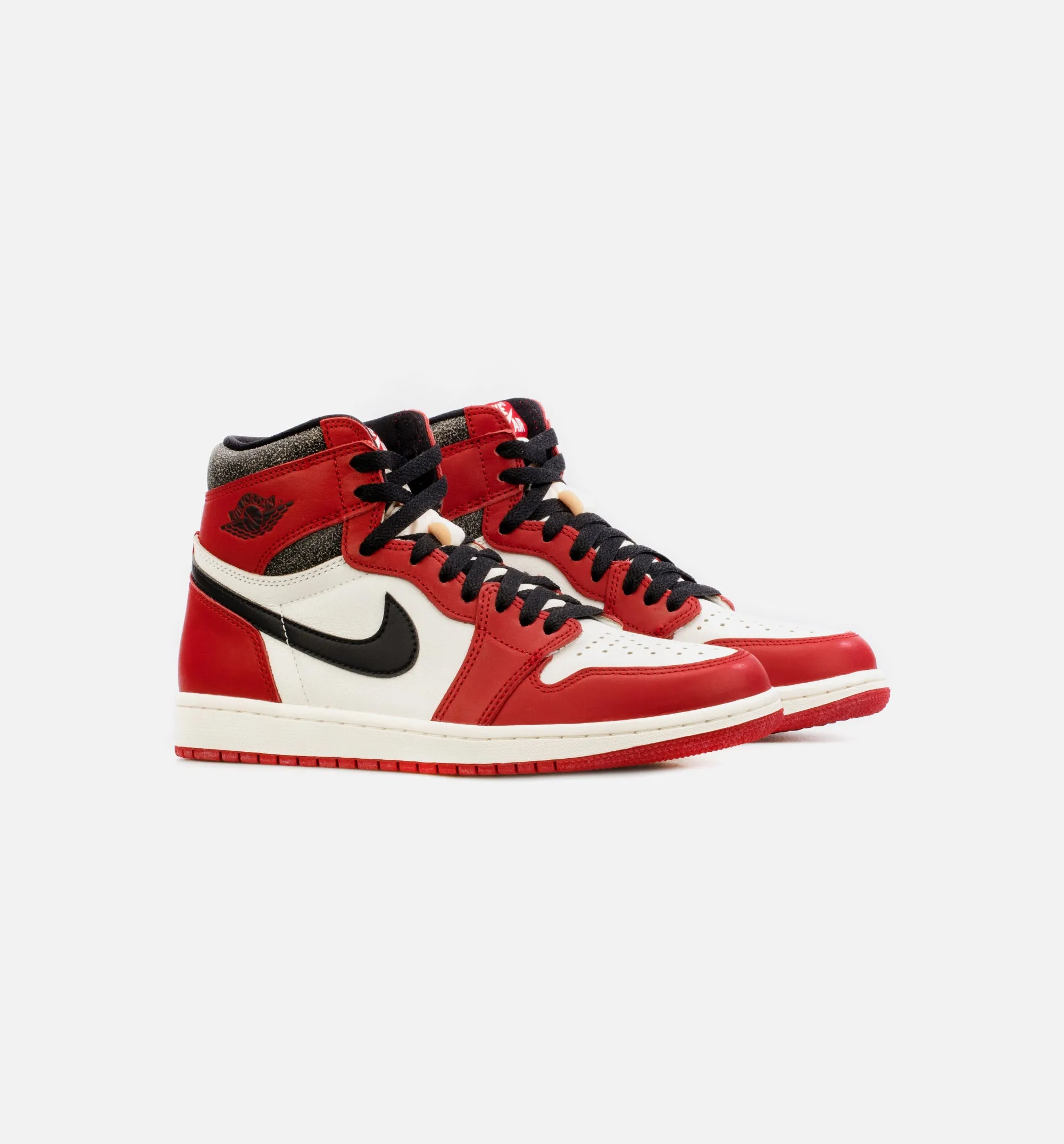 Chicago Lost & Found Air Jordan 1 High OG Mens Lifestyle Shoe - Black/Red, One Per Customer