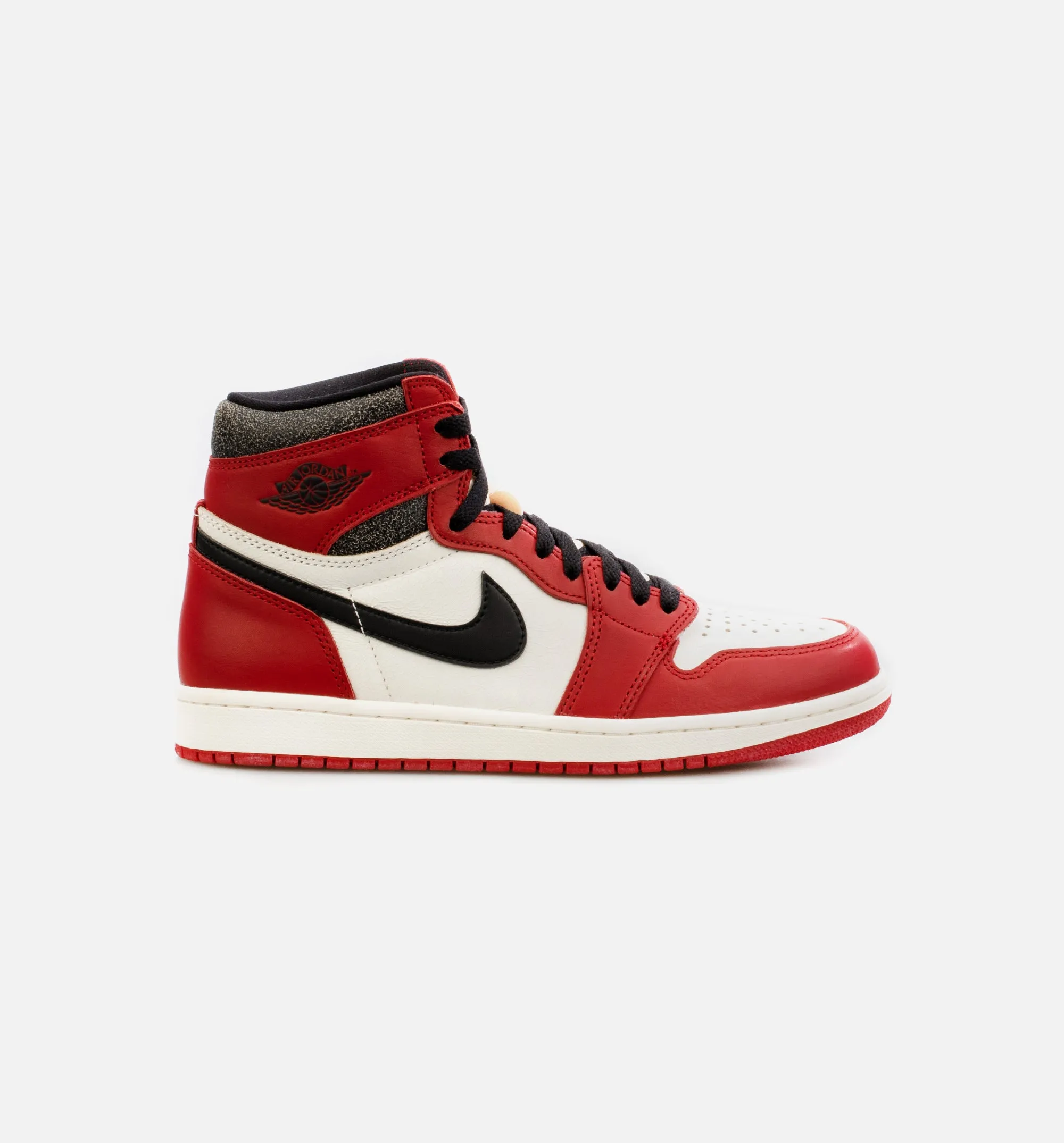 Chicago Lost & Found Air Jordan 1 High OG Mens Lifestyle Shoe - Black/Red, One Per Customer