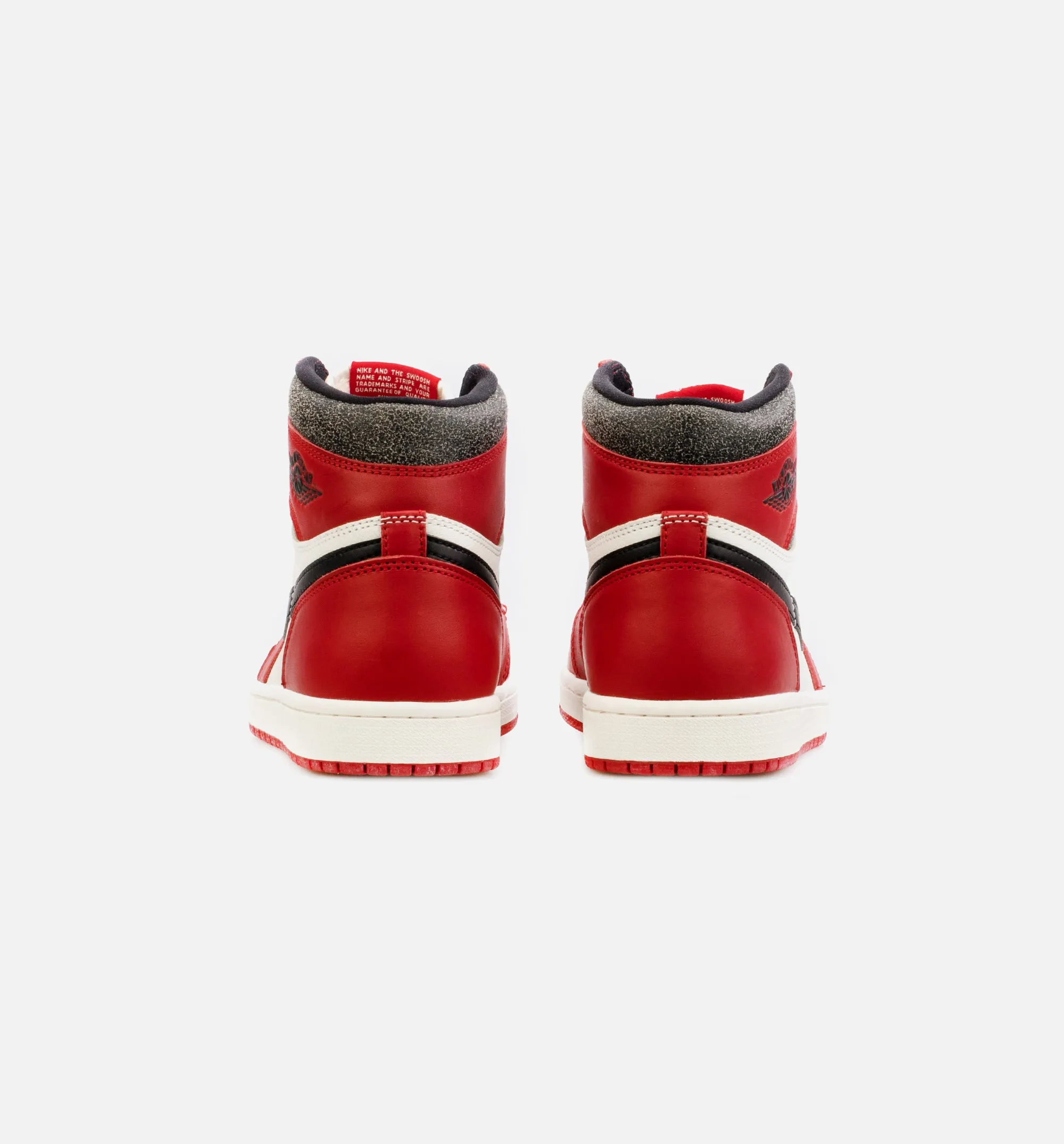 Chicago Lost & Found Air Jordan 1 High OG Mens Lifestyle Shoe - Black/Red, One Per Customer