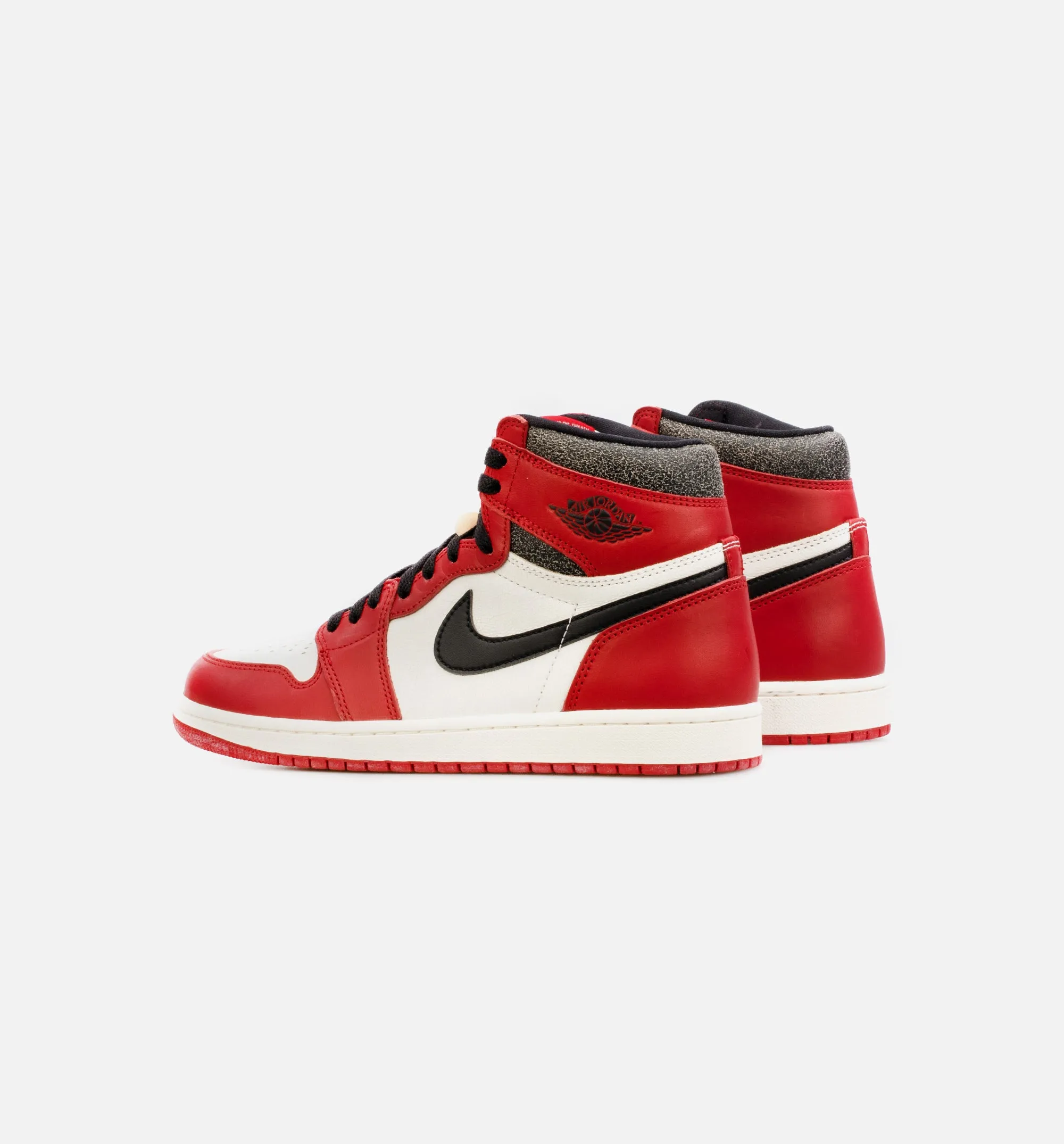 Chicago Lost & Found Air Jordan 1 High OG Mens Lifestyle Shoe - Black/Red, One Per Customer