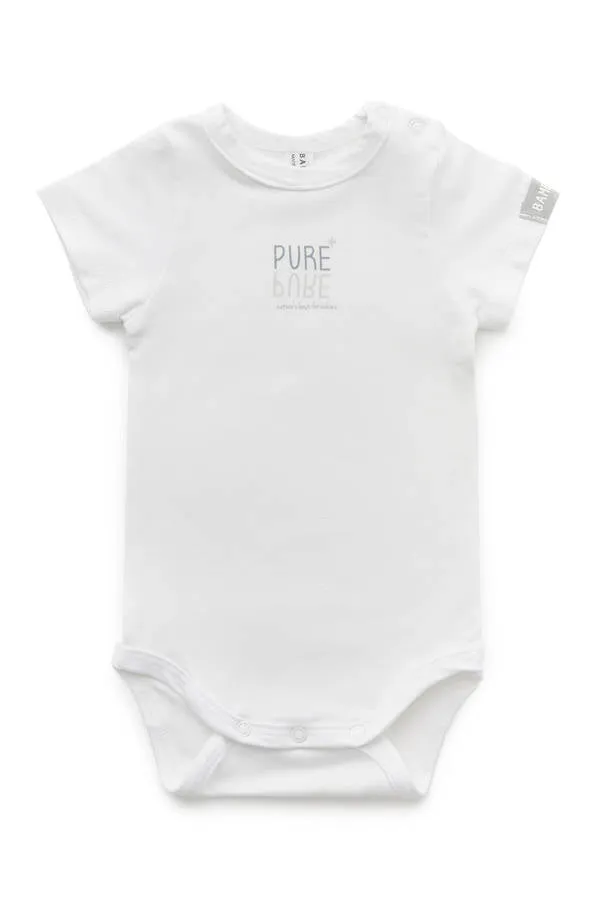 Body bambino maniche corte - Bianco 01