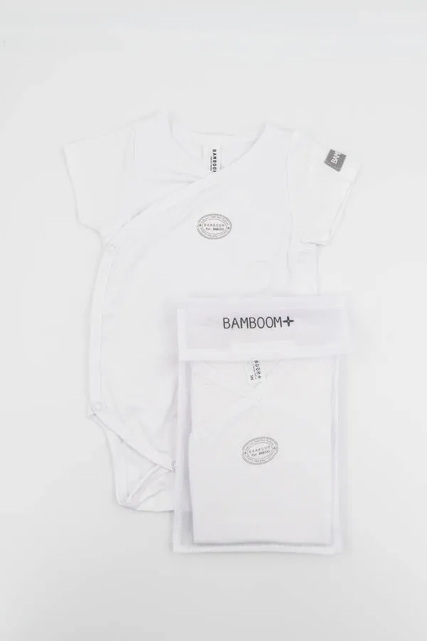 Body bambino maniche corte - Bianco 01