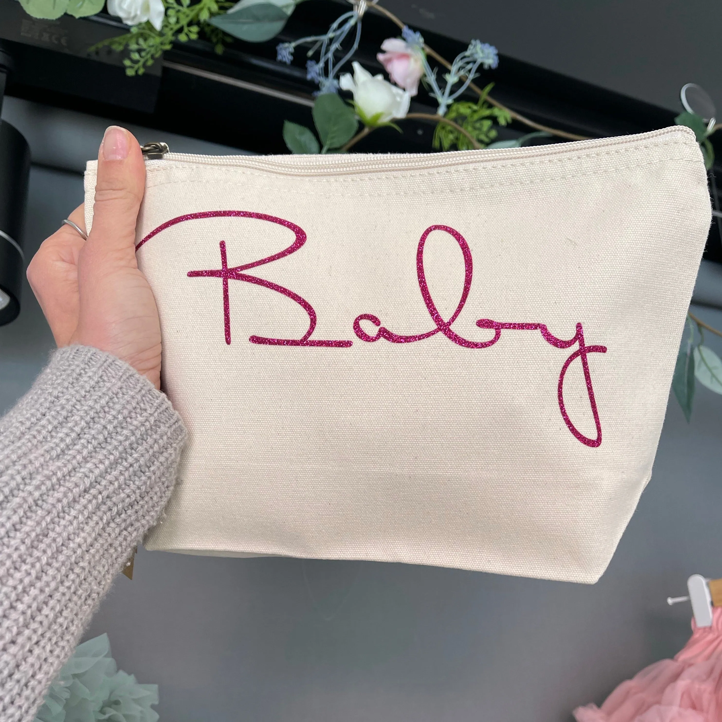 Borsone mamma, 1 borsone baby  e 2 pochette Stilizzato