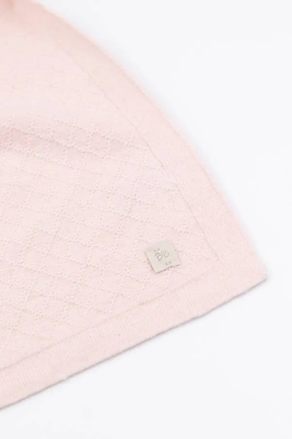 Coperta lavorata a maglia estiva - Trama 1 - ROSA 04