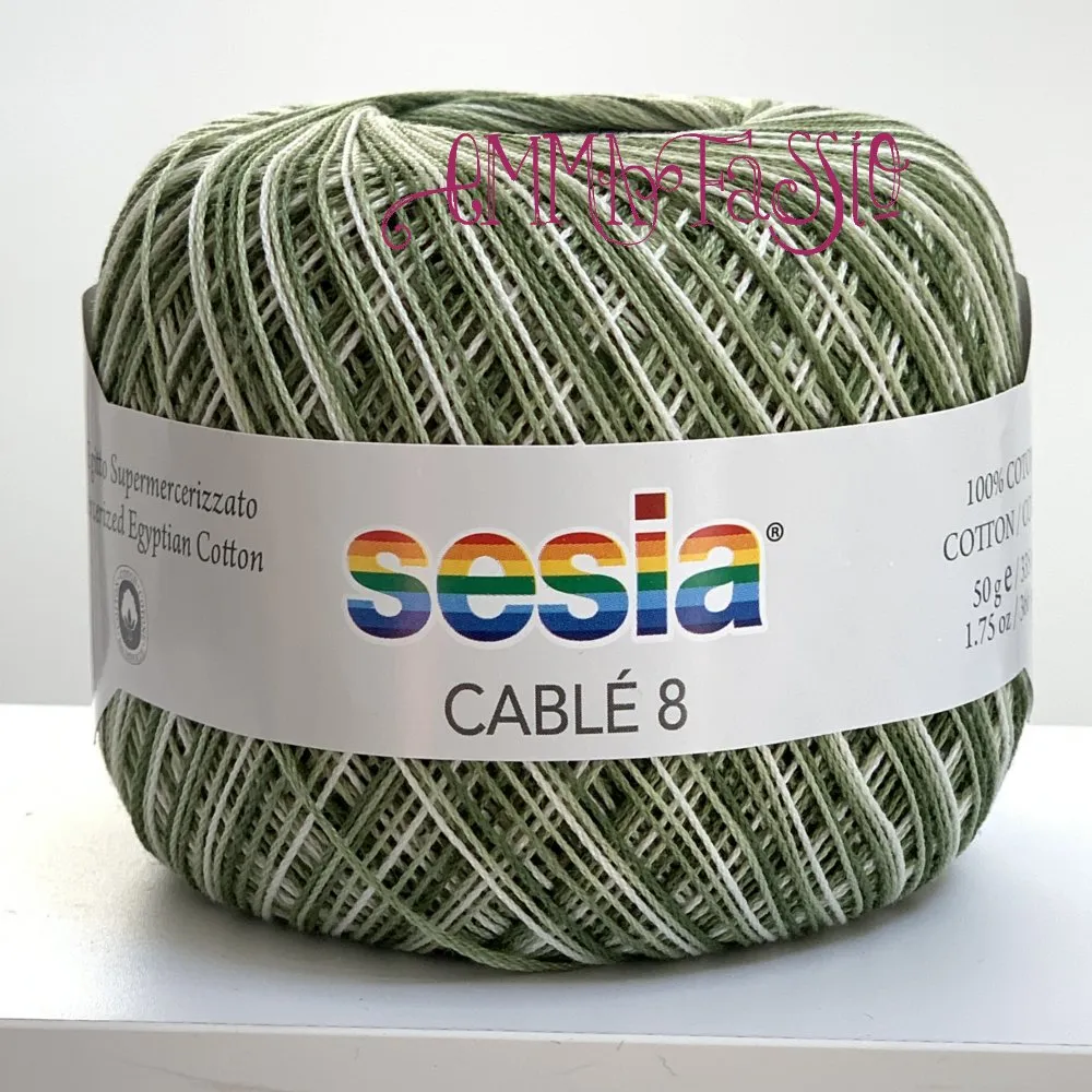 Cotone Sesia Cablè 8 Sfumato cod 7061