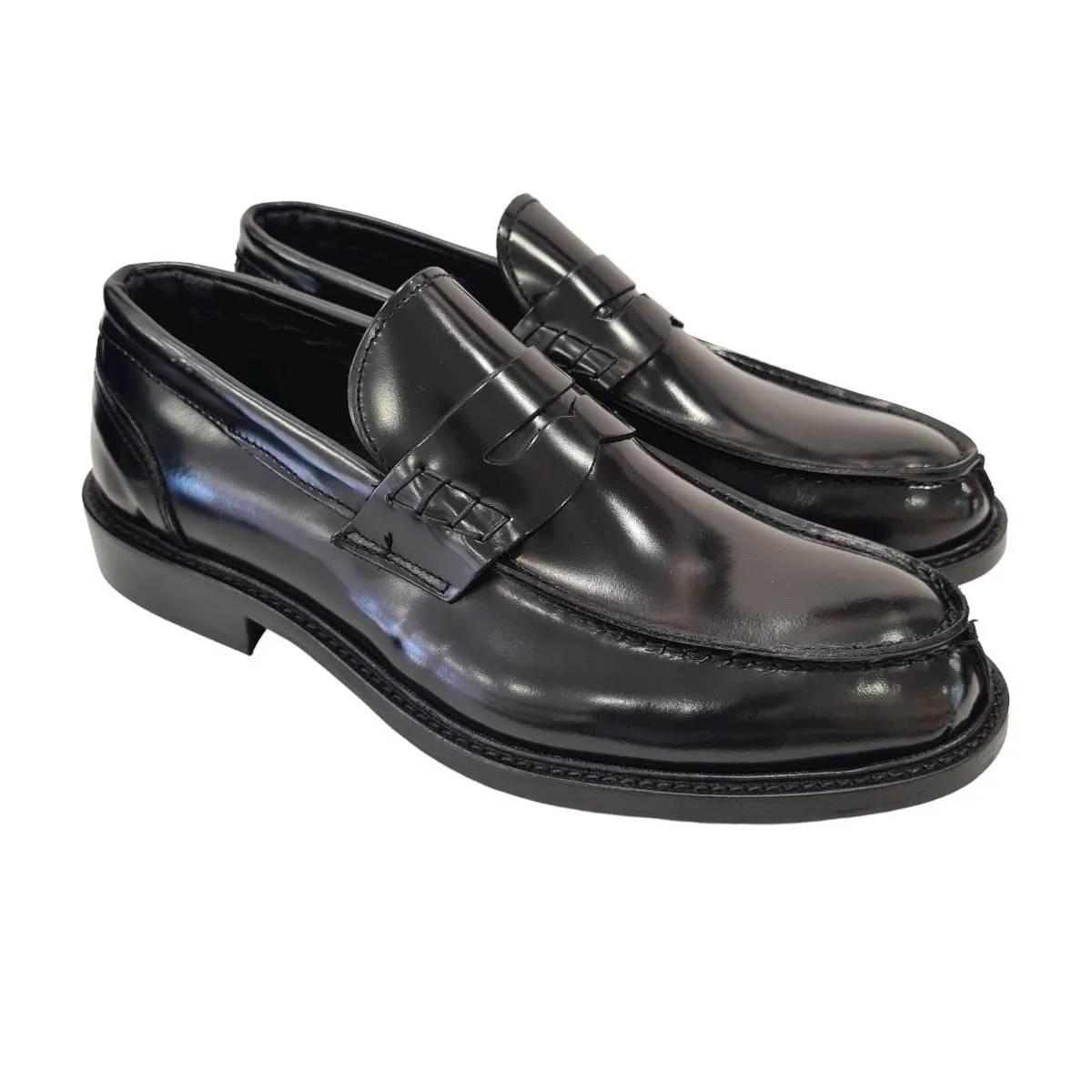 Les Poemes Mocassino Uomo Black art.13