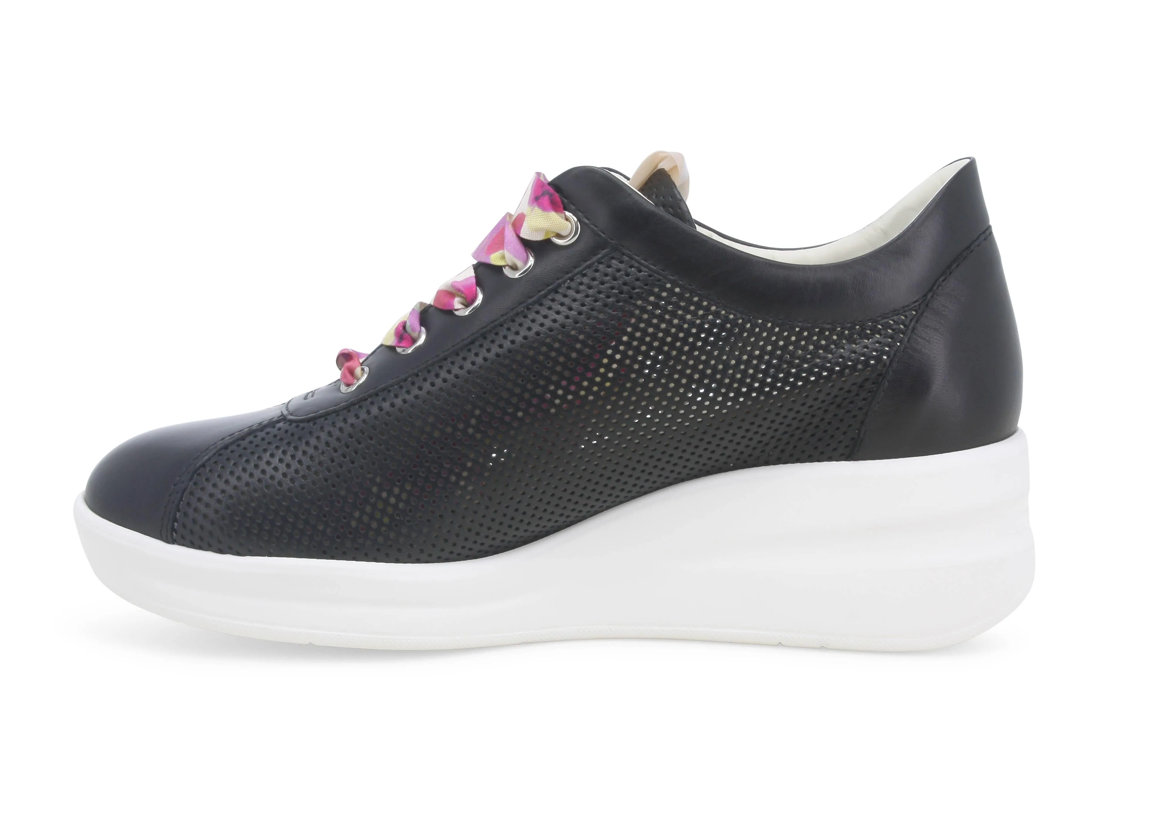 Melluso scarpe sportive donna in pelle microforata