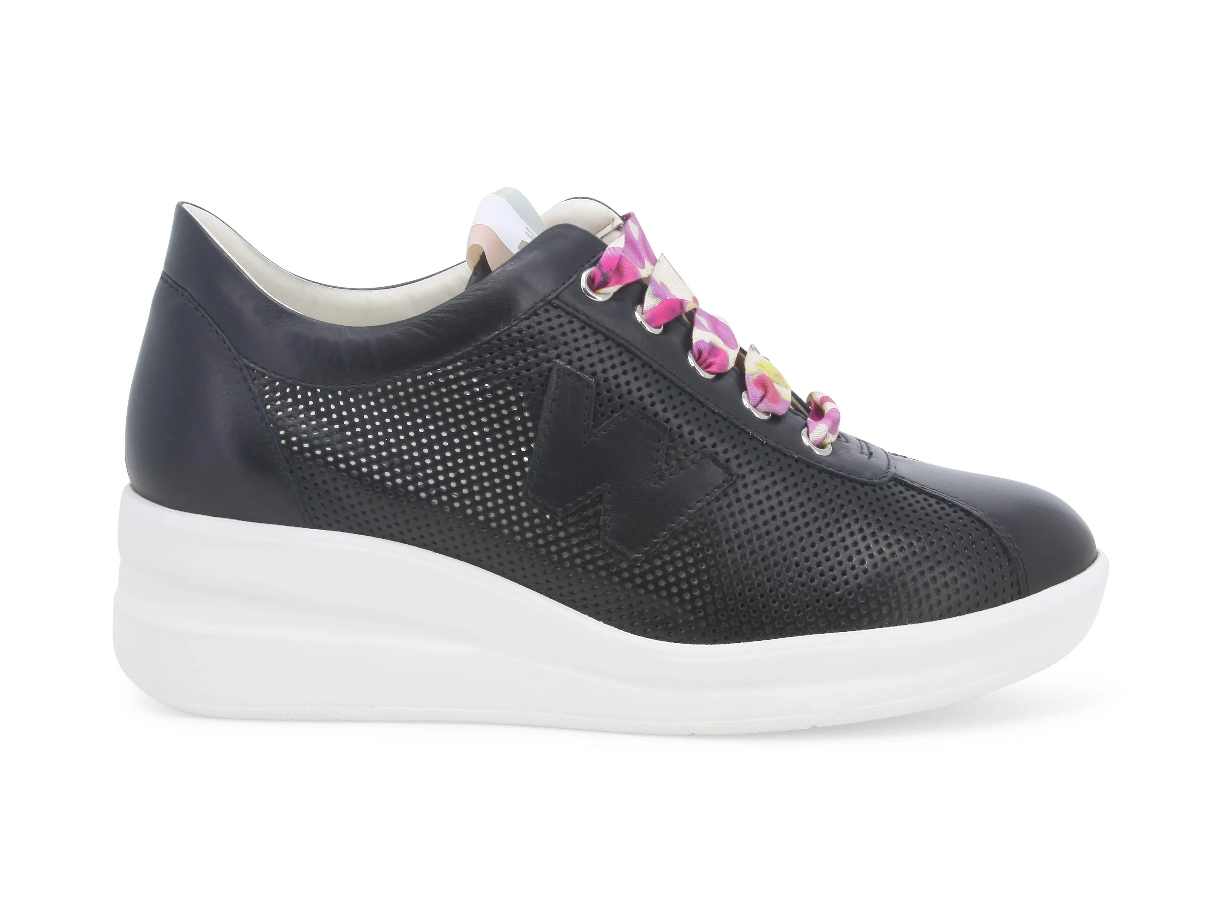 Melluso scarpe sportive donna in pelle microforata