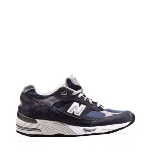 NEW BALANCE W991NV SUEDE - MESH BLU