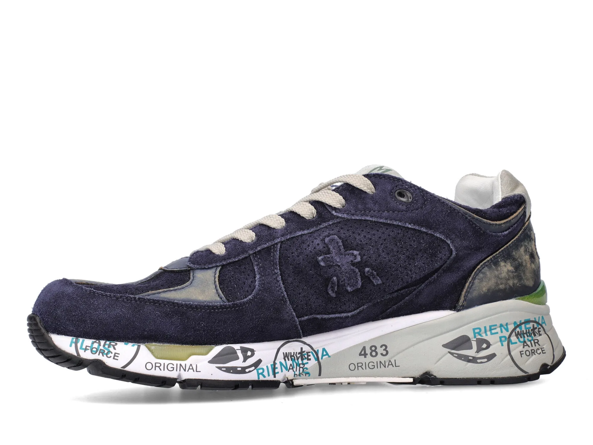 Premiata uomo Mase sneakers in camoscio