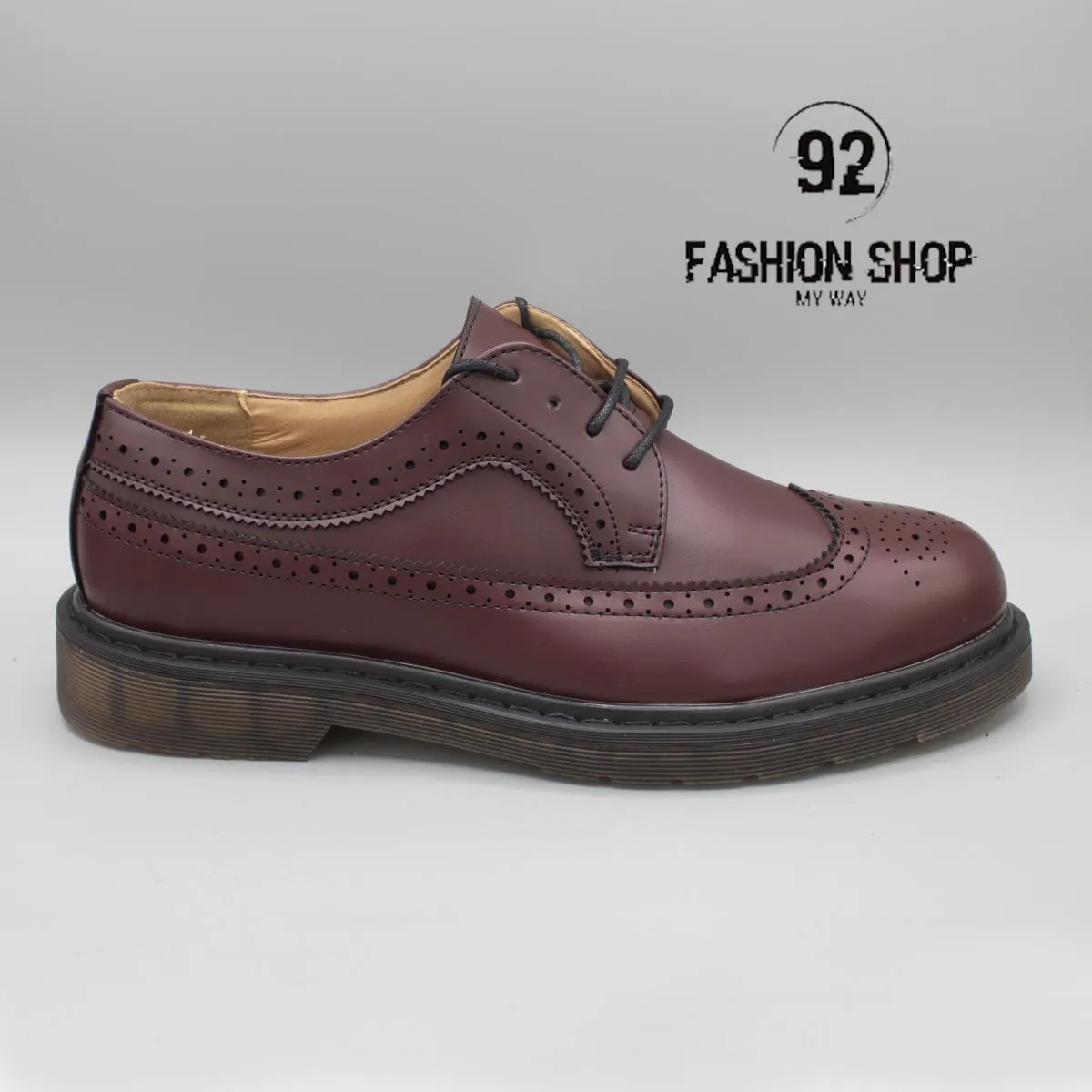 SCARPE BORDEAUX UOMO ELEGANTI INGLESINA ECOPELLE