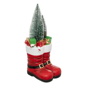 Stivale Babbo Natale con alberello artificiale | Rohome