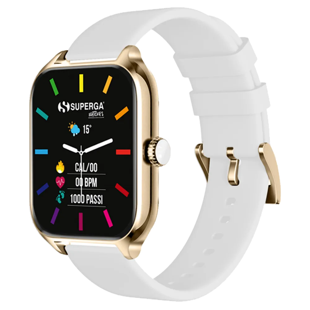 Superga Winner Smartwatch Oro e Bianco